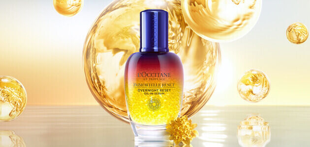 L'Occitane Immortelle Reset 夜用オイル 50ml Immortelle Reset Overnight Oil-In Serum by LOccitane for